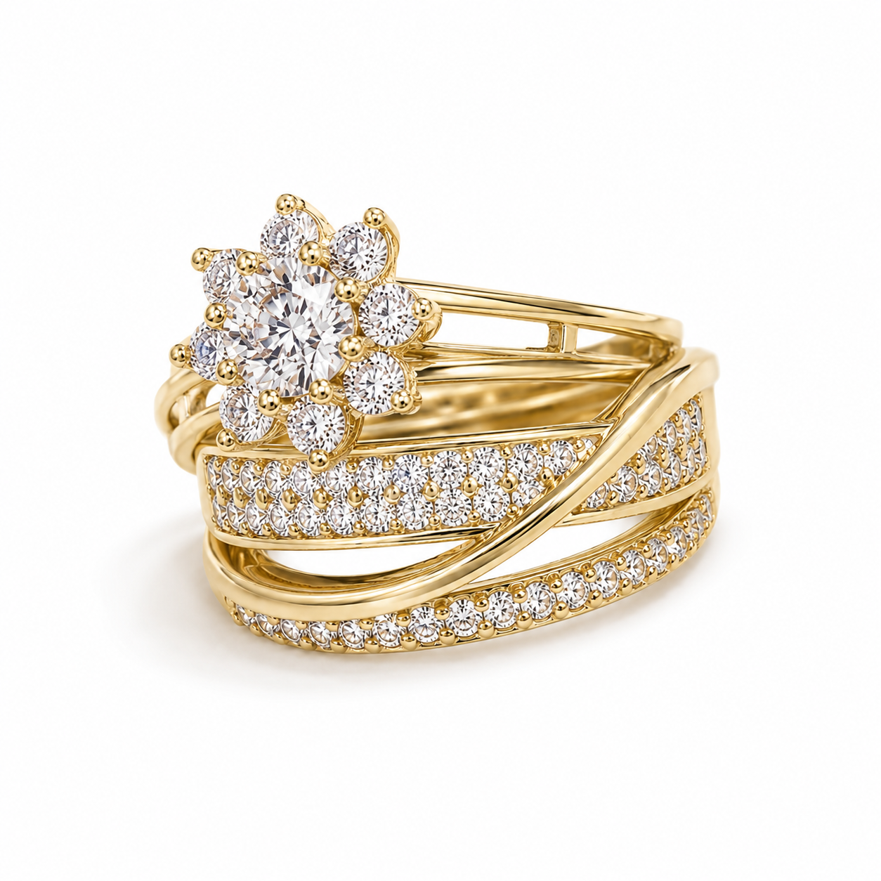 Fleur Royale Ring Set